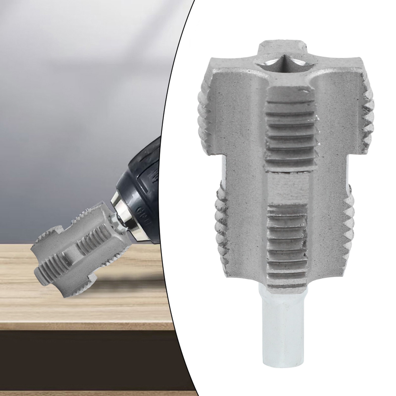 Threading Tool for For Pvc Water Pipes with 4 and 6 Point Compatibility