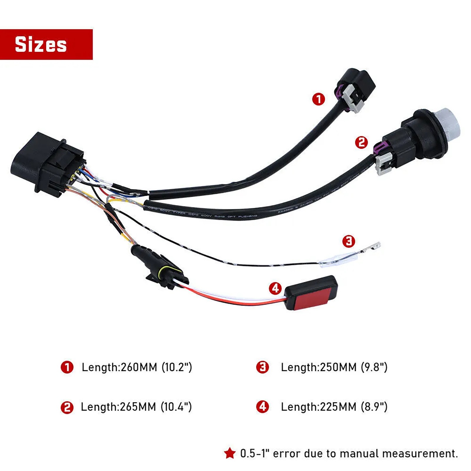 2X Headlight Conversion Wire Harness Kits For Dodge Ram 1500 2500 3500 2013-2018