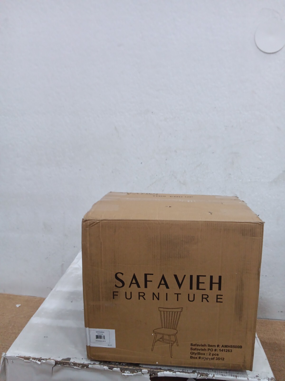 Safavieh PARKER SPINDEL SIDE CHAIR, Reduced Price 2172729189 AMH8500B
