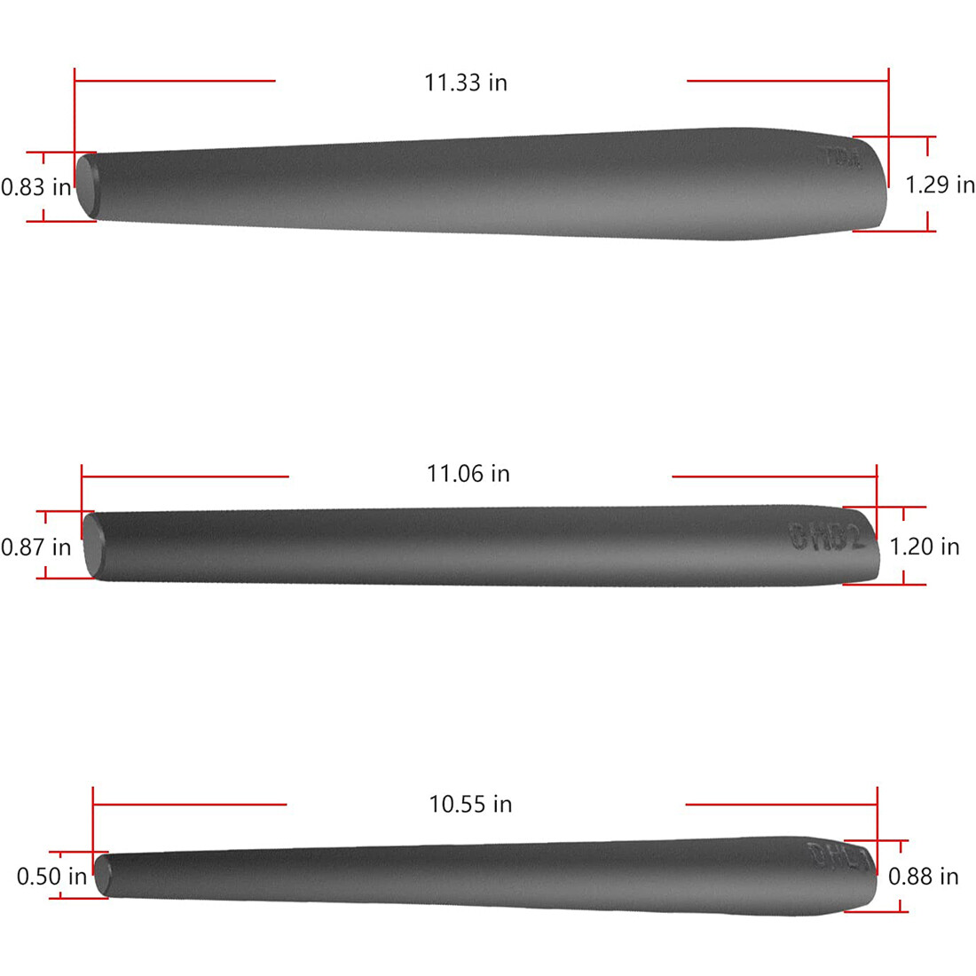 Blacksmith Knifemakers Tomahawk, Large Hammer and Mouse ax Drift Tools 3pcs/Set