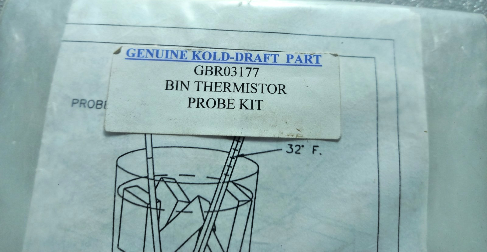 Kold Draft GBR-03177 Bin Thermistor Probe Kit GBR03177