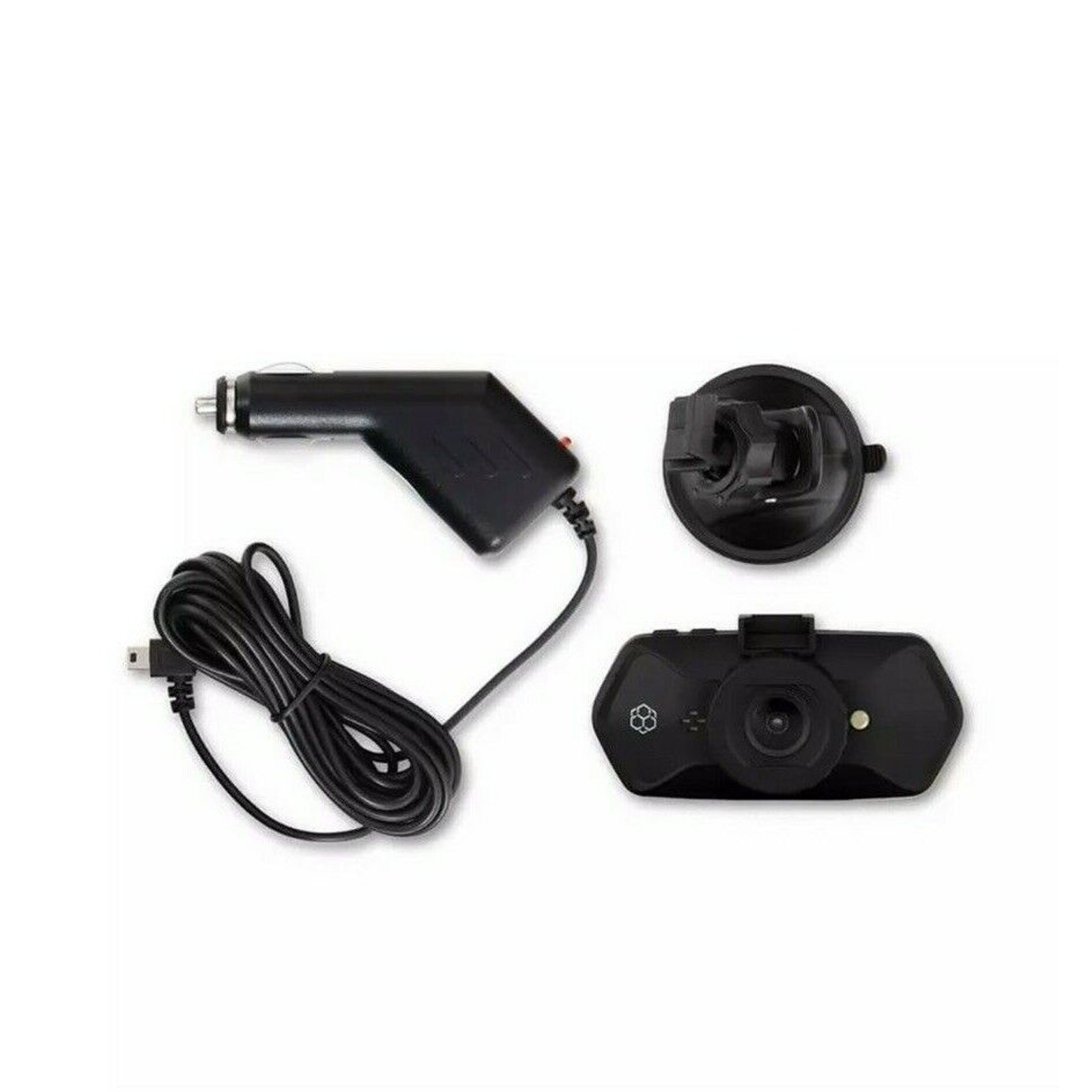 Yada Roadcam 720P Black Dash Camera, 120-Degree Wide Angle Lens, G-Sensor Techno