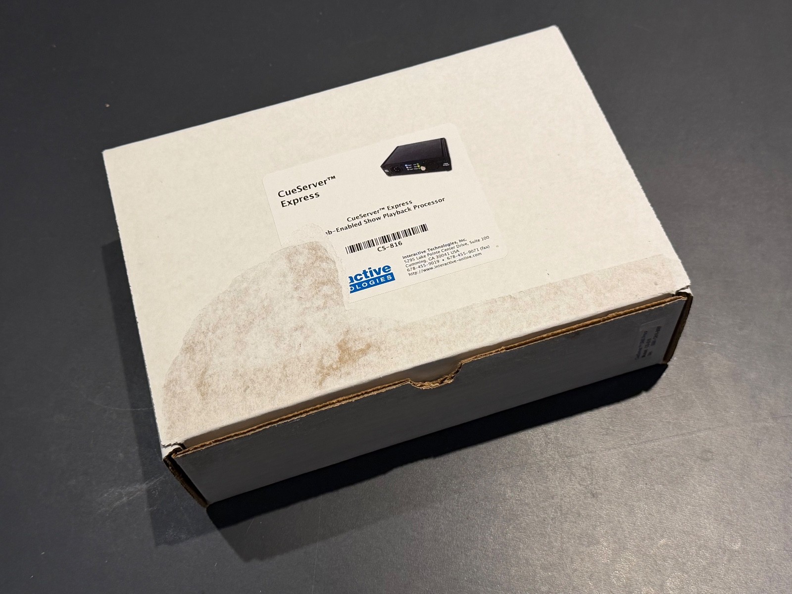 Interactive Technologies CueServer Express CS-816 DMX Show Control Processor