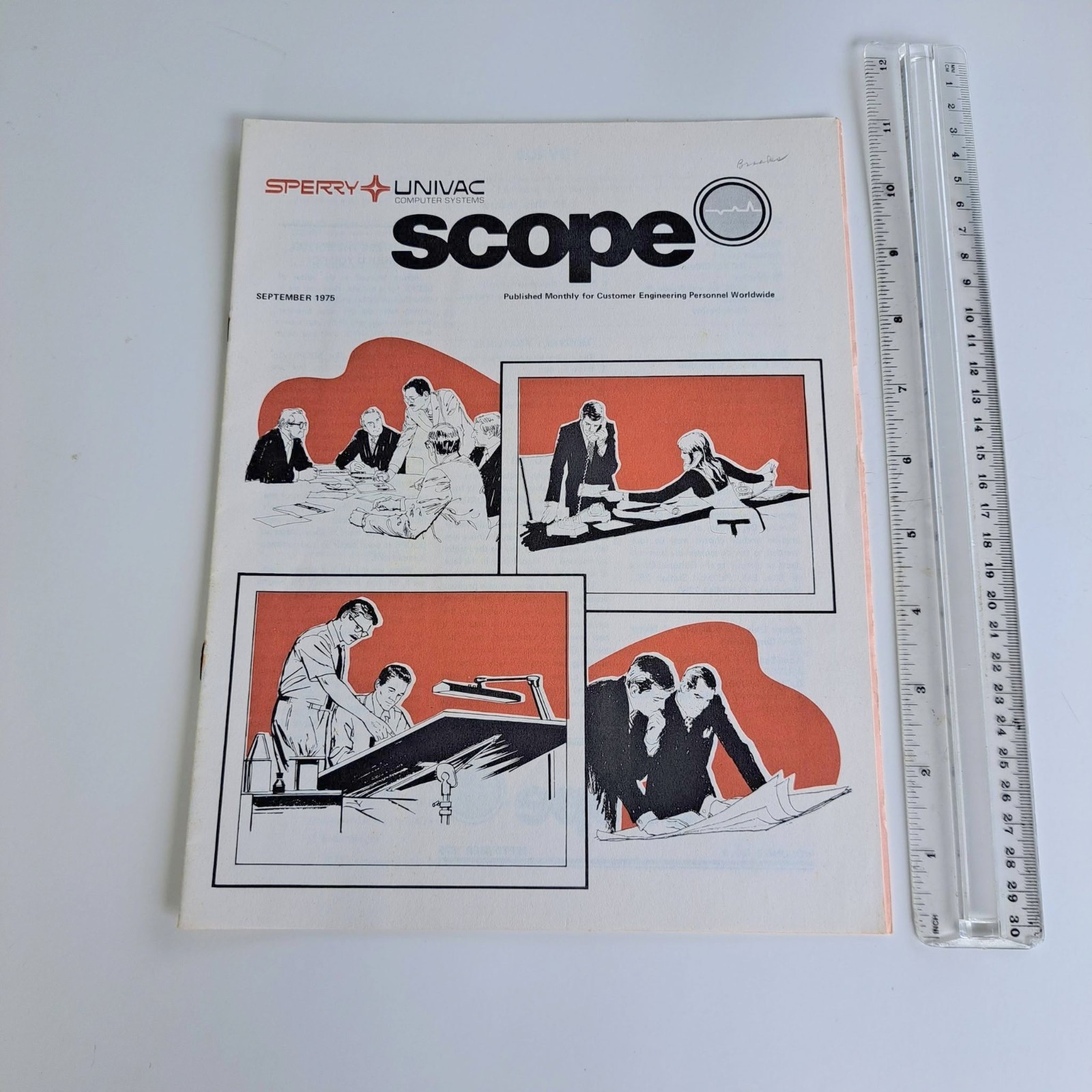 1975 Sperry Univac SCOPE Magazine Sept Vol 3 No 9 90/30 Mainframe Computer Rare