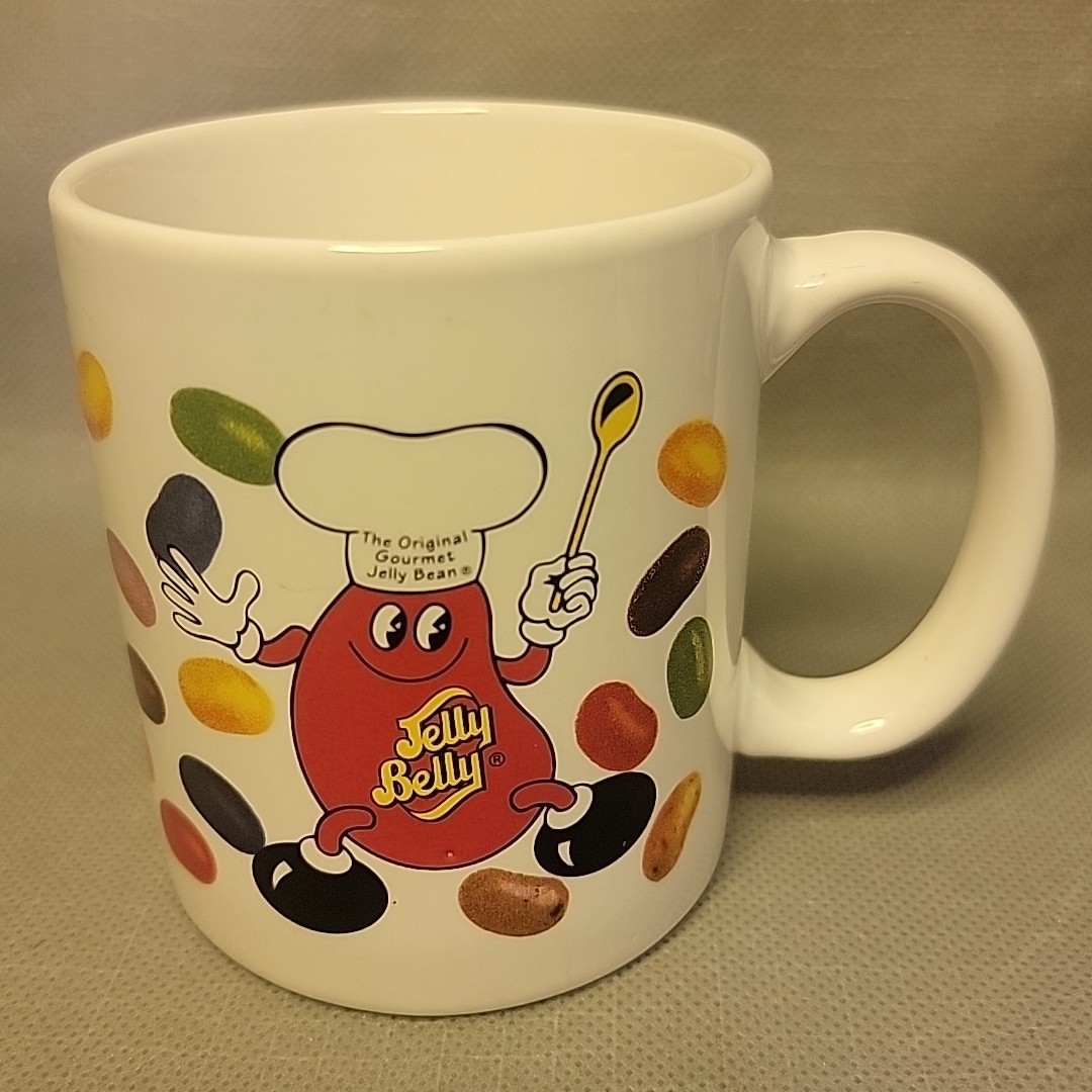 JELLY BELLY - Original Gourmet Jelly Belly Ceramic Coffee Mug/Tea Cup 10 oz
