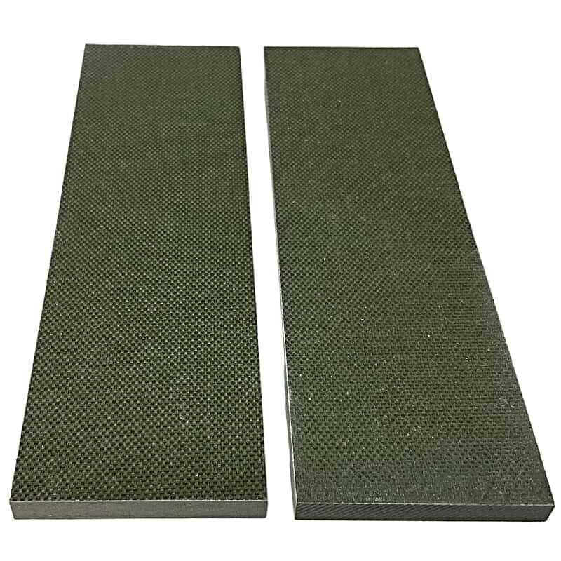 TEXTURED PEEL PLY G10- OD GREEN- Knife Handle Scales