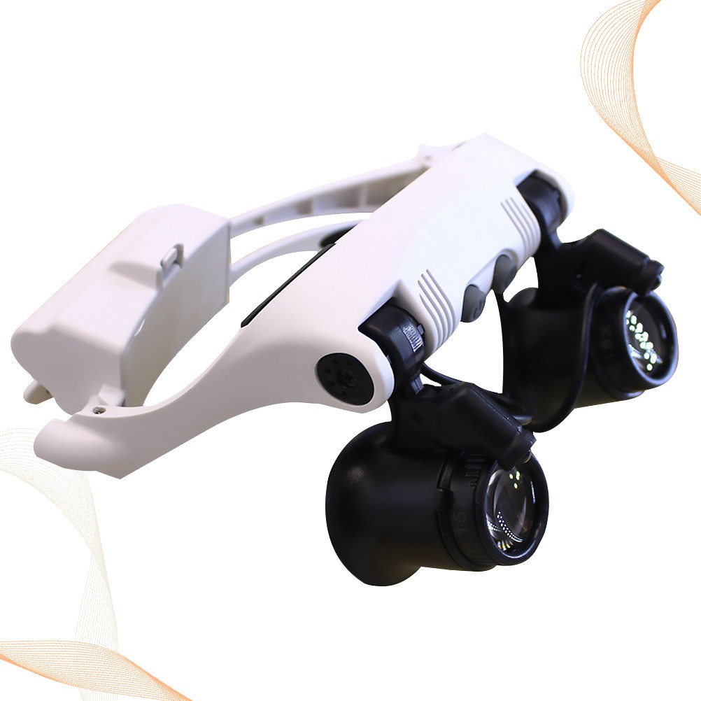 LED Light Mounted Glasses For Electronic Repair And Jewelry Appraisal