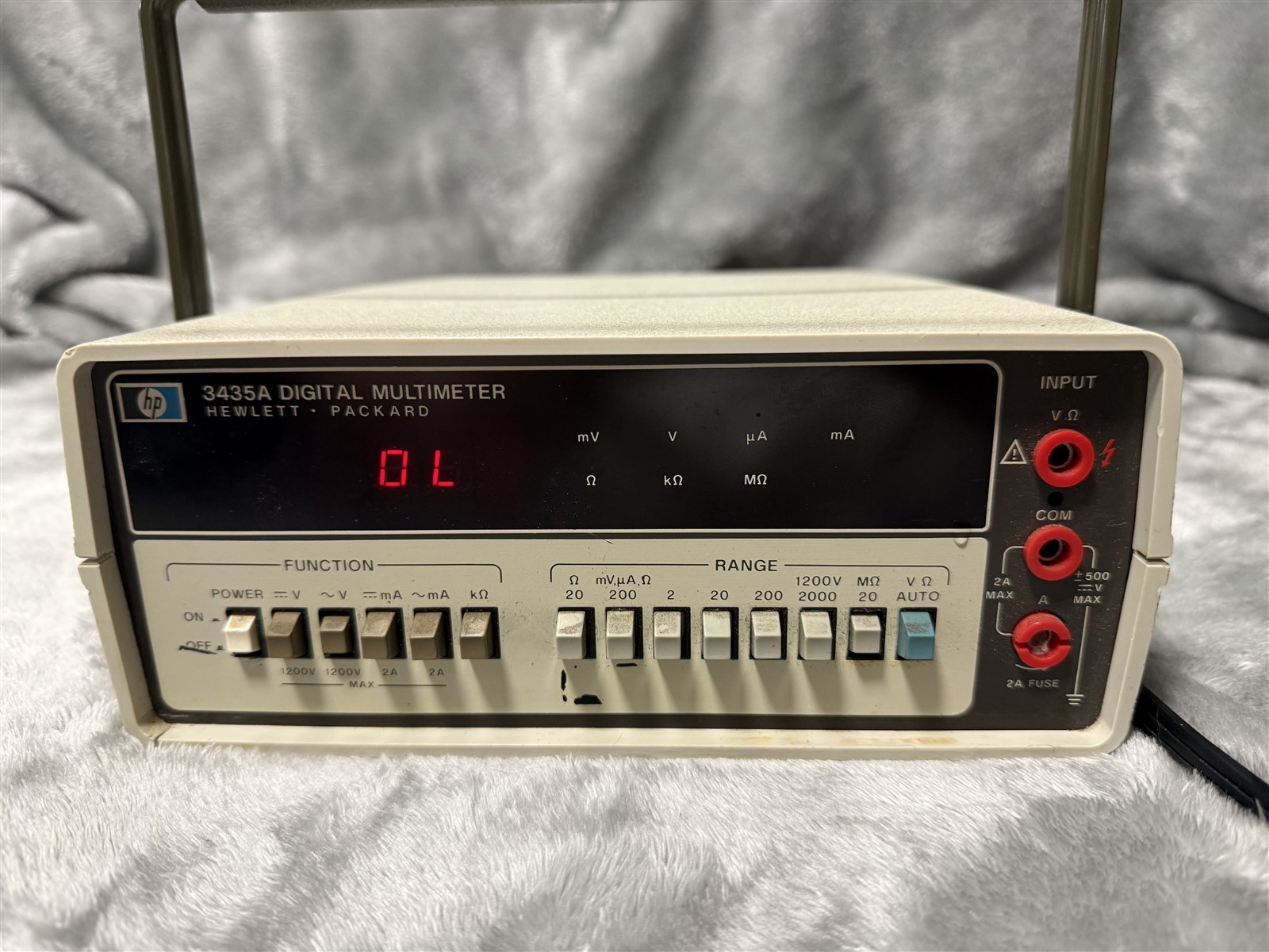 HP 3435A DIGITAL MULTIMETER - HEWLETT PACKARD - "AS-IS UNTESTED"