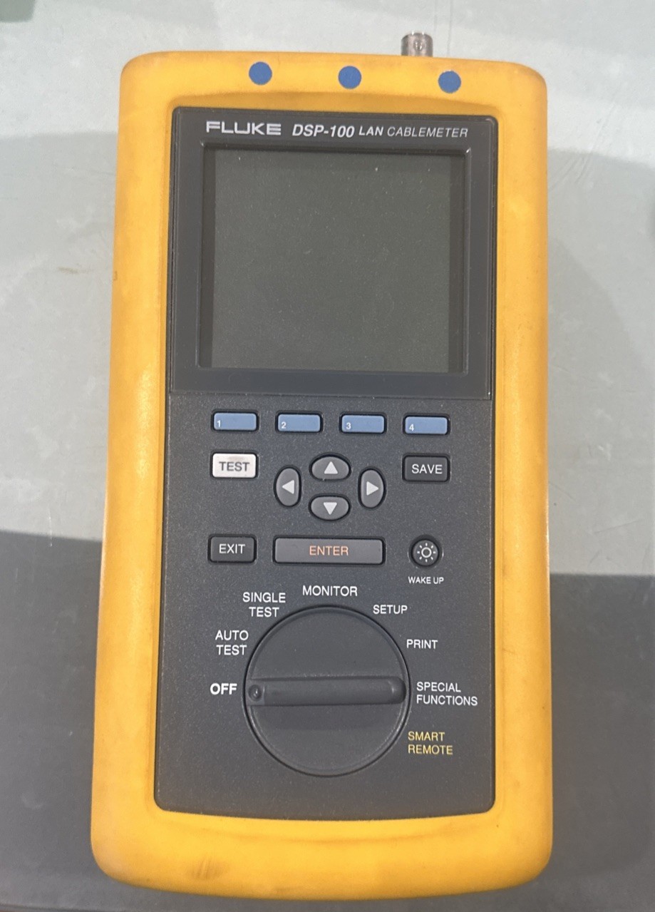 Fluke Dsp-100 Main Only Cable Analyzer Tester