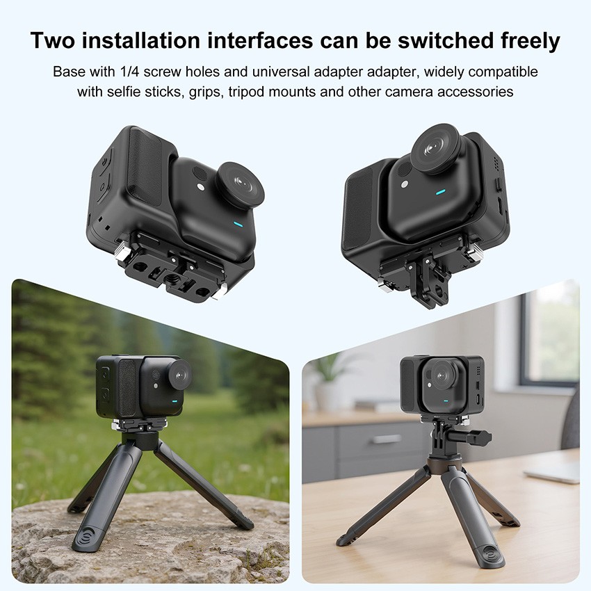 Action Cameras Mount Magnetic Quick-Release Mount for Insta360 GO Ultra