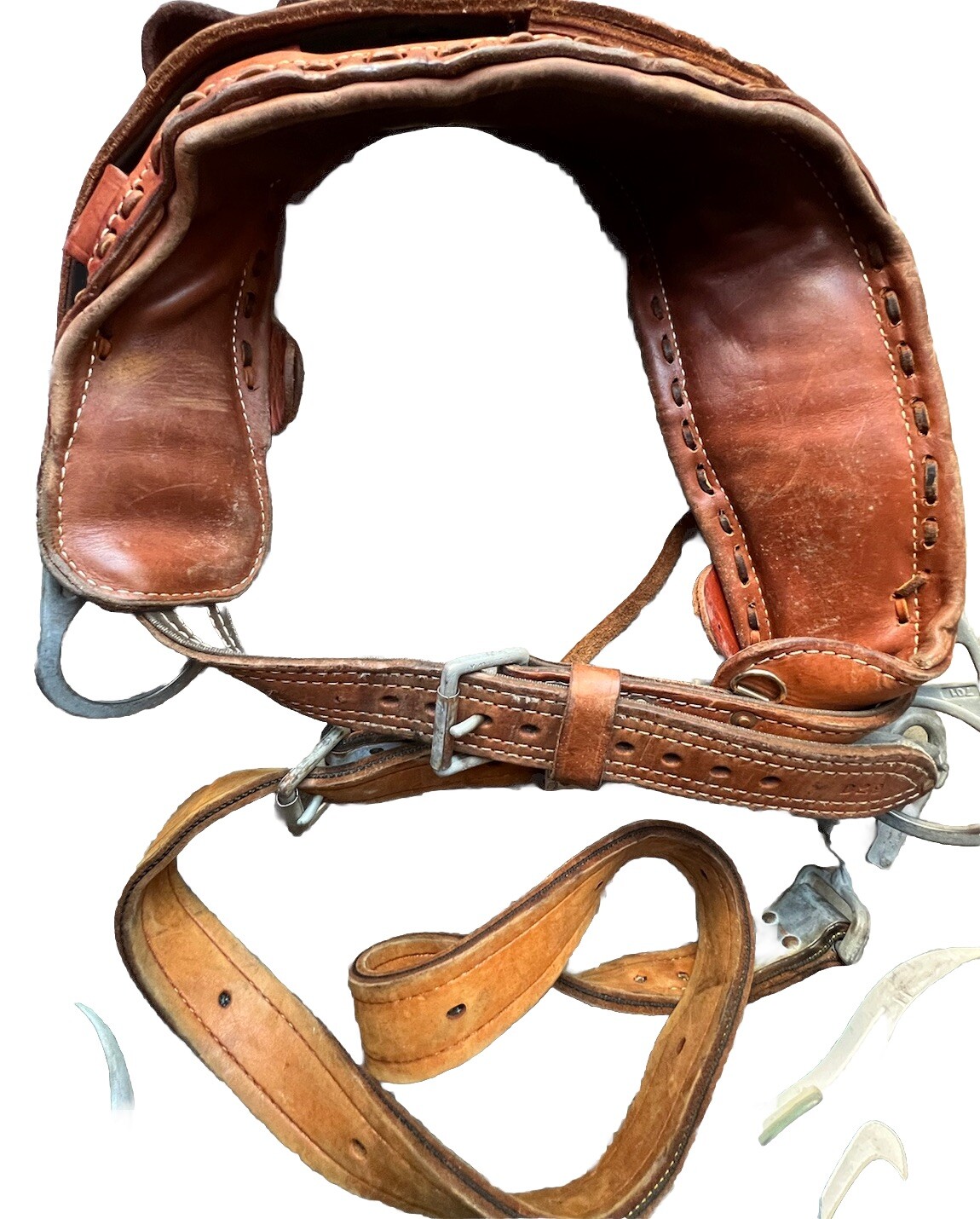 Bashlin Industries Co Lineman Utility Pole Tree Climbing Belt D29 Vintage