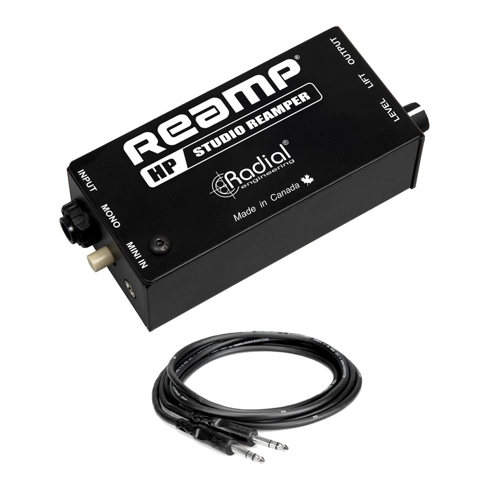 Radial Engineering Reamp HP Studio Reamper Bundle with Hosa TRS Cable