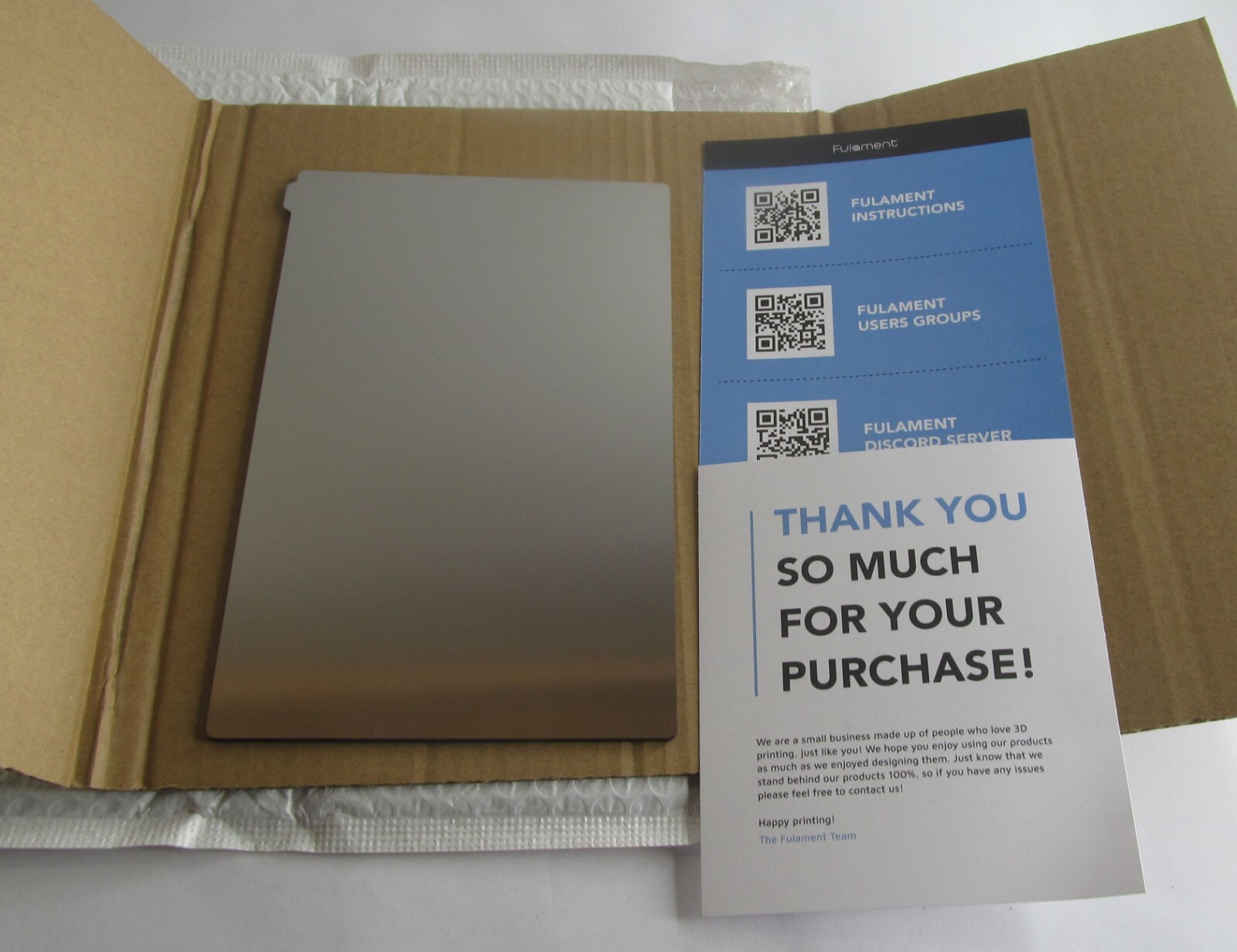 NEW FULAMENT FULA FLEX RESIN EDITION 202mm x 128mm 3D PRINTING FLEX PLATE