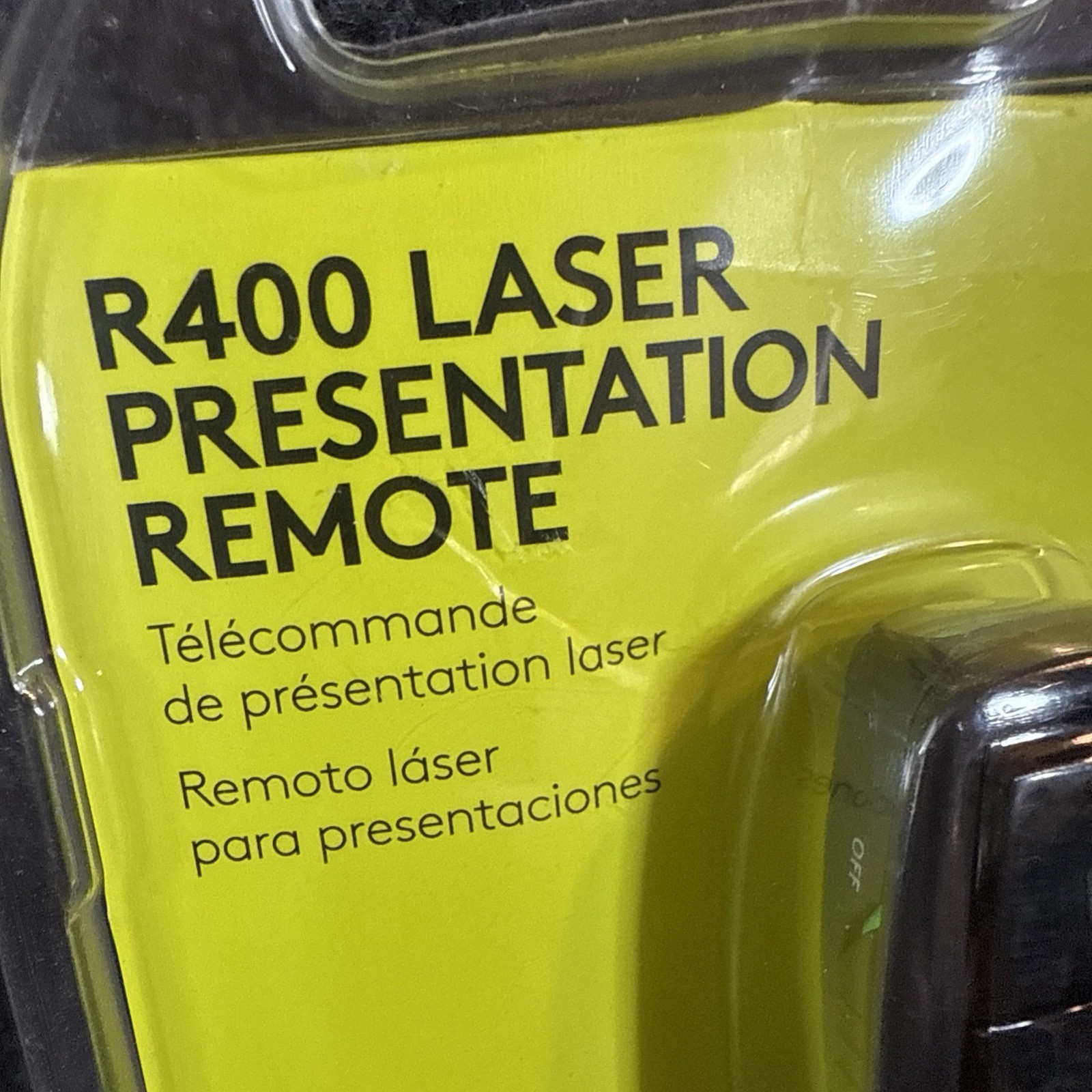 New & Sealed Logitech Laser Presentation Remote Black (910-005467) USB Reciever