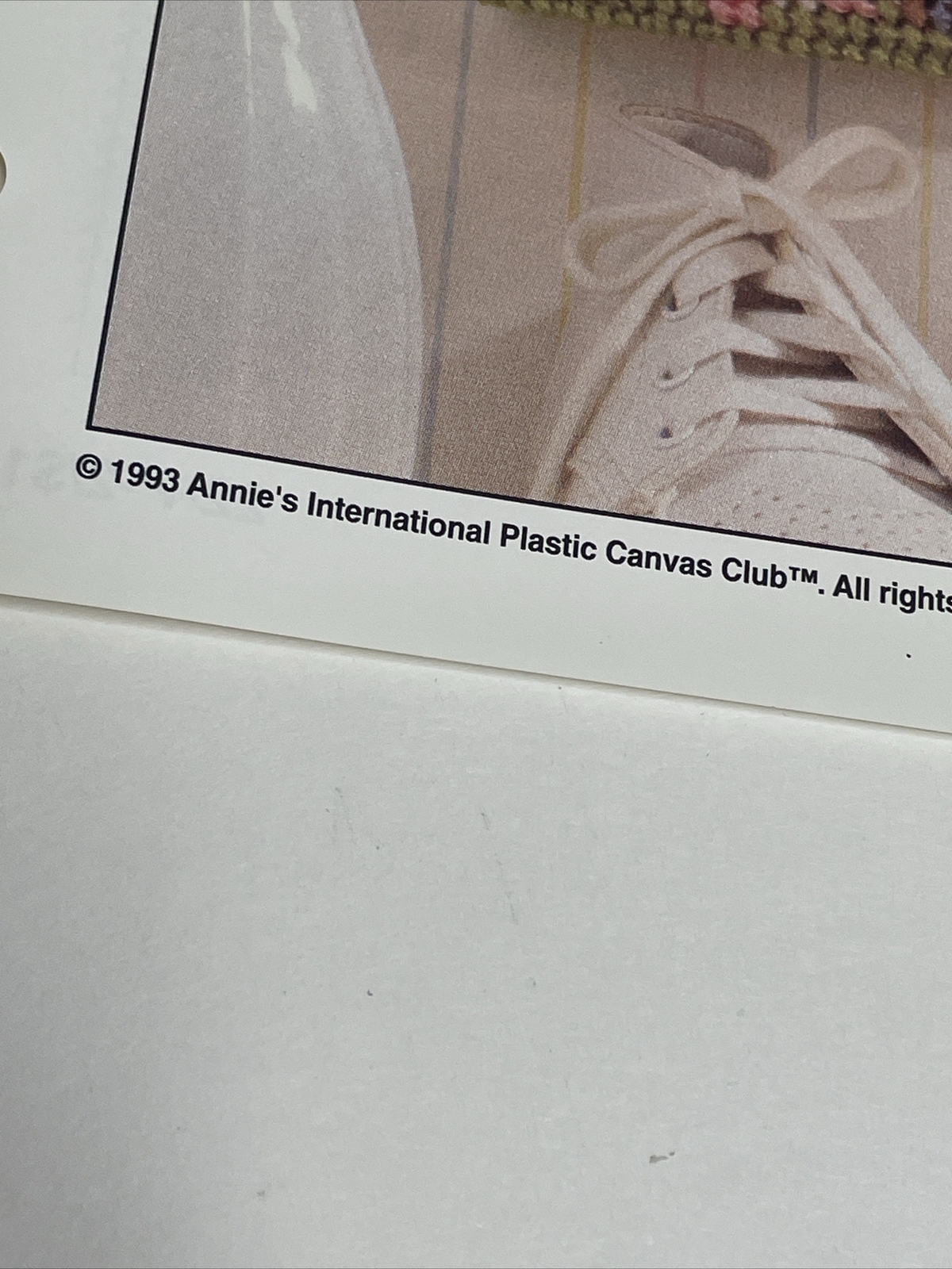 Old Shoe Picture Frame Annie's Attic Plastic Canvas Pattern
