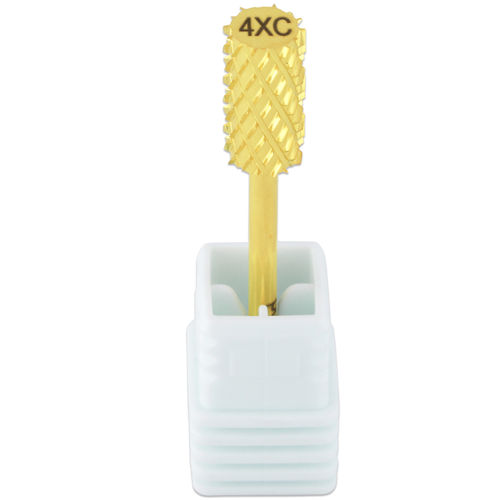 Professional Gold Large Barrel Nail Drill Bit 4X Coarse Grit