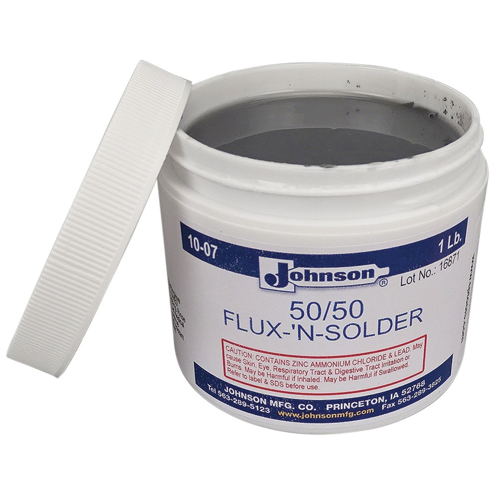 Johnson's Tinning Flux, 1 Lb Jar, Made in USA #8036-176