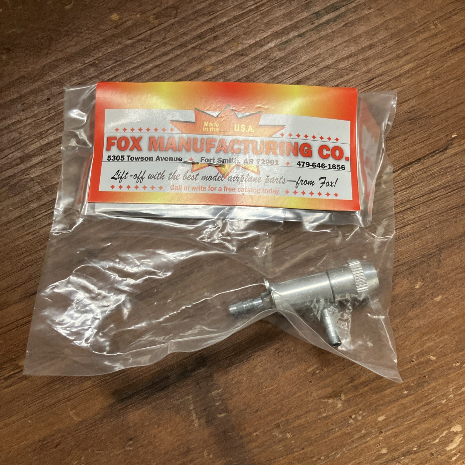 Fox Manufacturing Remote Needle Valve #6225 NOS 06225 6225