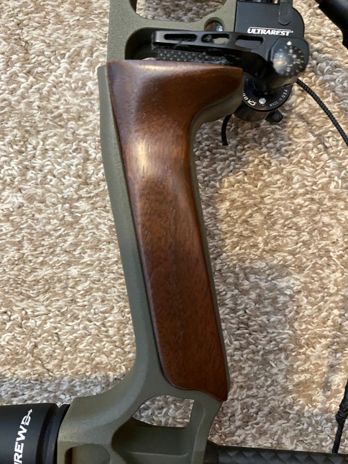 CUSTOM Side Plates for Mathews Bows 2019 - 2023 (RH; Dark Walnut)