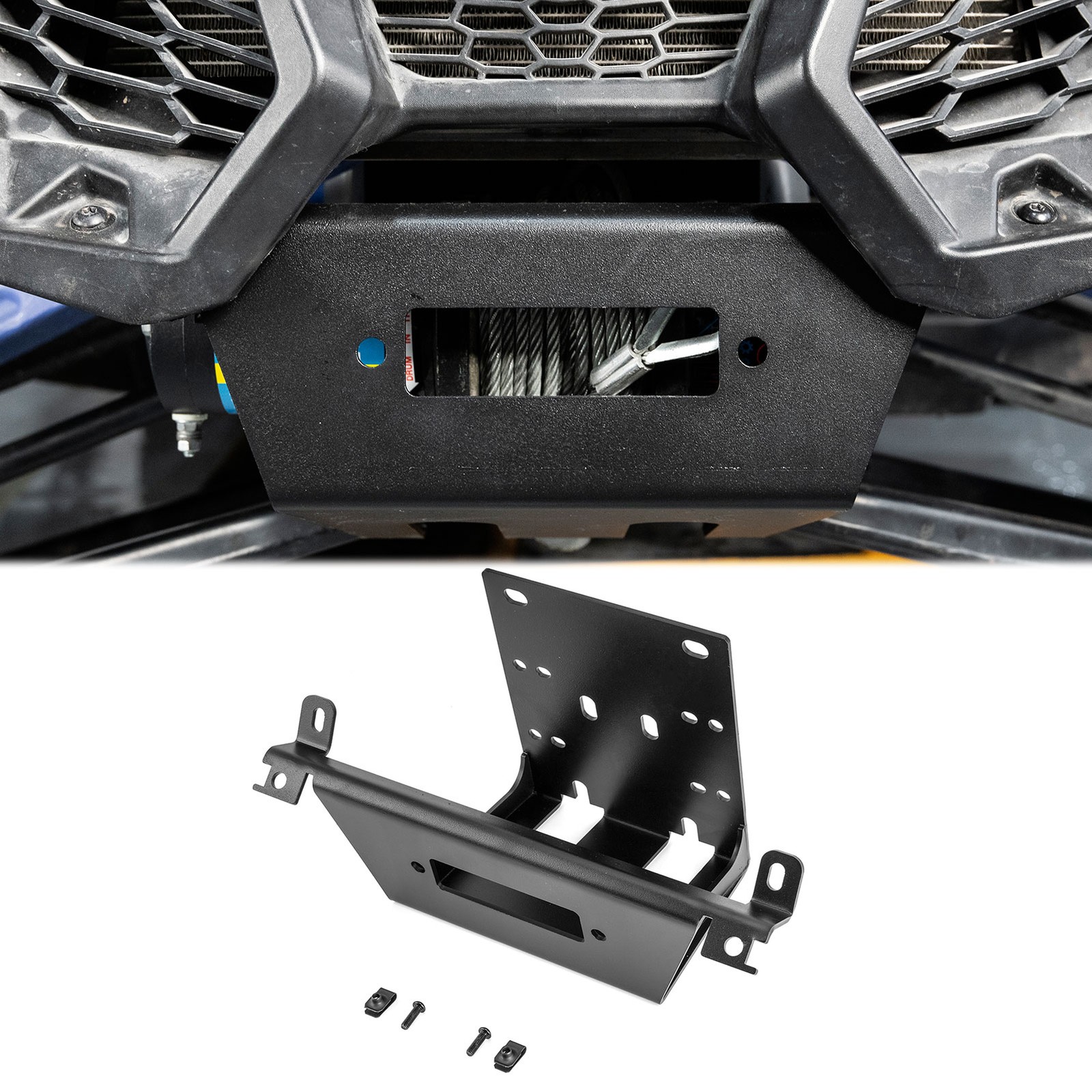 Heavy Duty Steel Winch Mount For Can Am Maverick X3/X3 Max 2017-Current