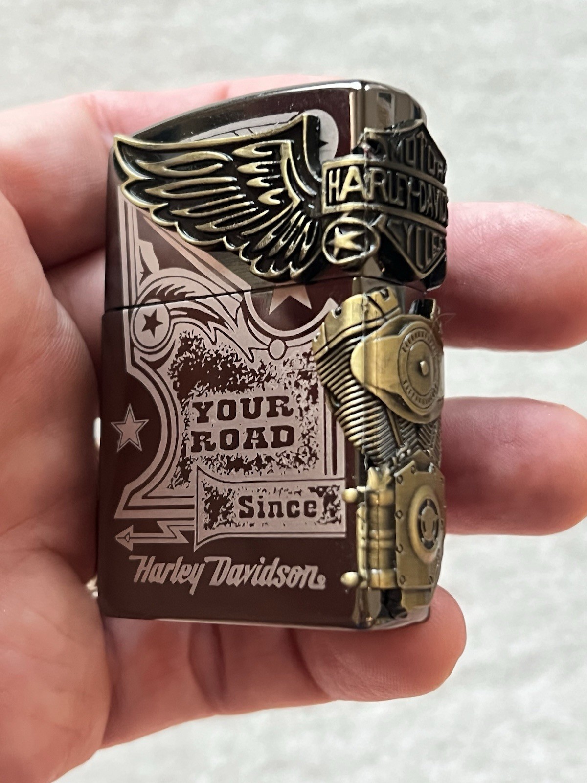 Harley Davidson Brand New Lighter Black  Best Gift