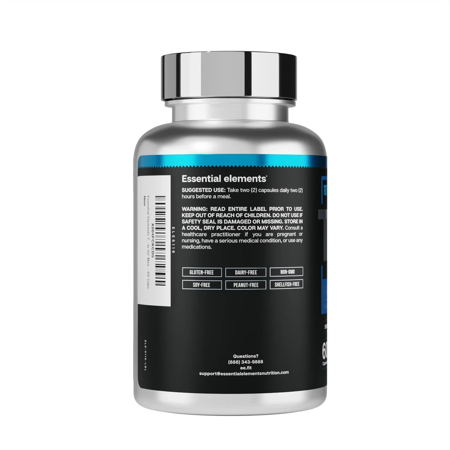 Essential Elements T-Hero Platinum - Testosterone Support for Men - Vitality and