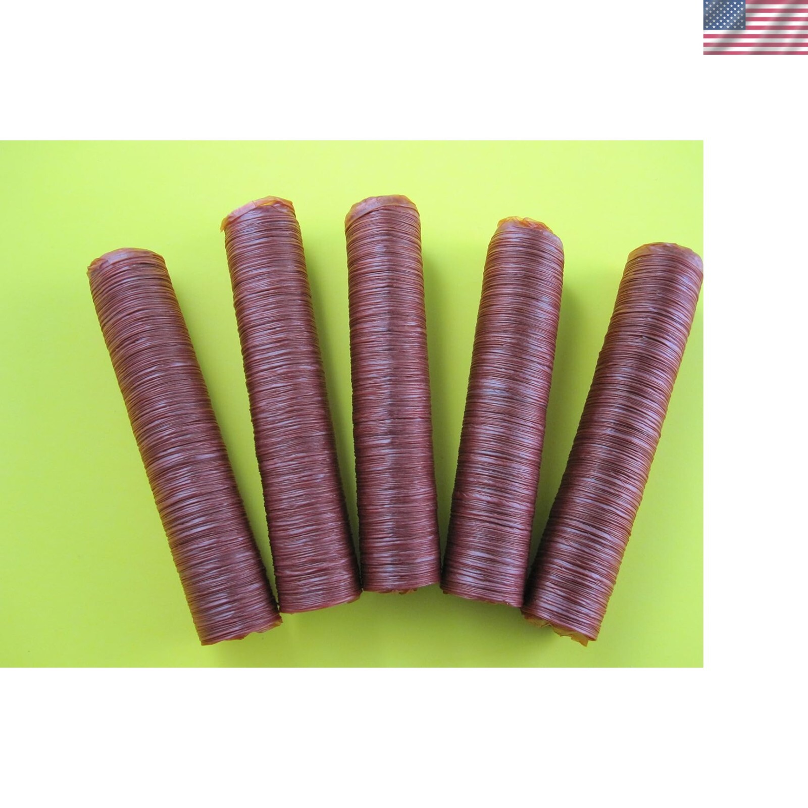 17mm Slim Snack Stick Casings - 5 Strands for 23 lbs Homemade Sausage