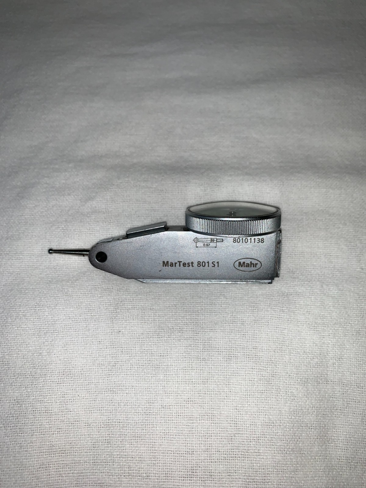 Martest Dial Test Indicator, ±.015" Range, .001" Graduation