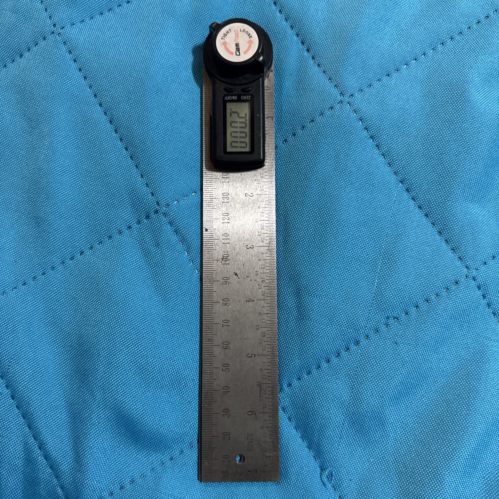 7" Electronic Protractor Digital Goniometer Angle Finder Miter Gauge Ruler