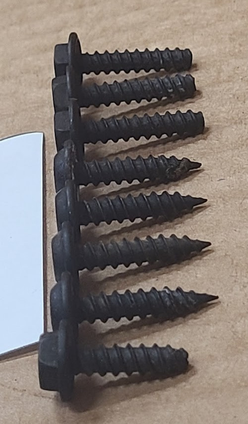 OEM 1994-2002 Dodge Ram 2500 DASHBOARD ACCESSORIES MISC. MOUNTING SCREWS SCREW 8