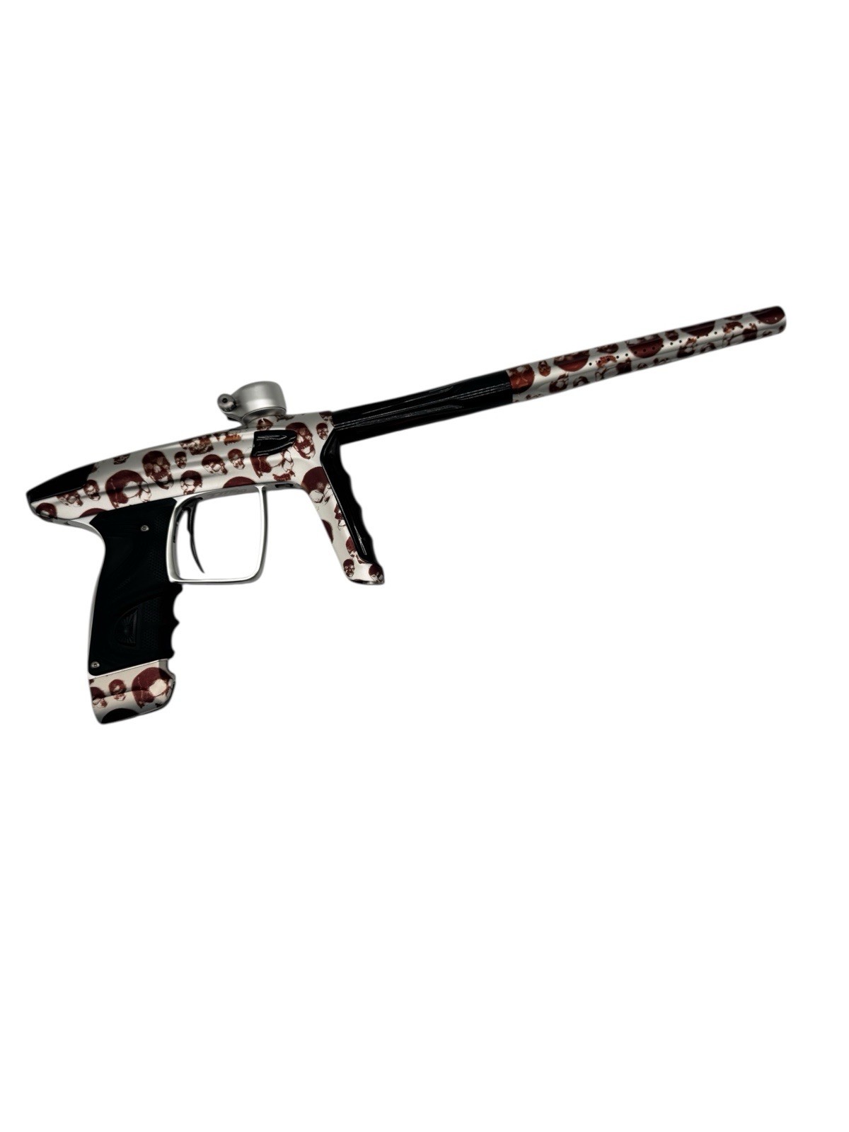 DLX Luxe TM40 Electronic Paintball Marker White & Black Skull Pattern