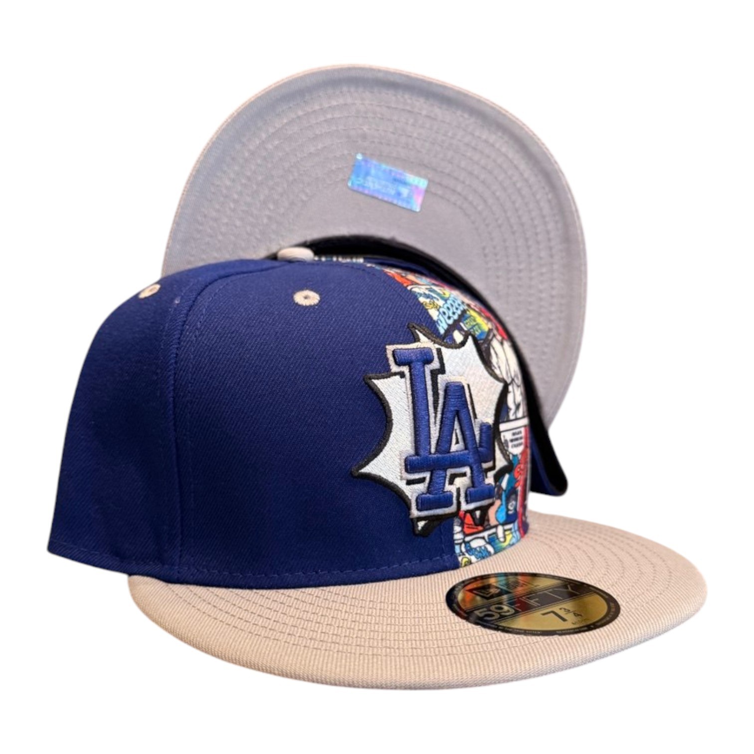 New Era Los Angeles Dodgers Diamond Hero Edition 59FIFTY Fitted Hat Size 7 5/8