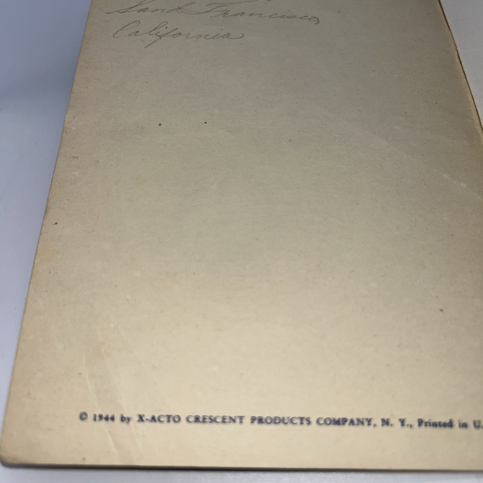 X-Acto Vintage Book How to Build solid scale Model Airplanes 3rd edition 1944