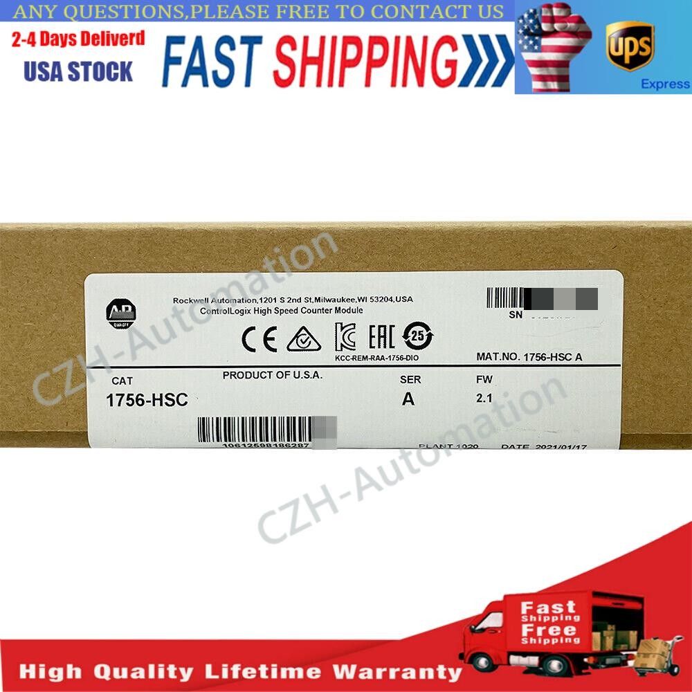 New Factory Sealed AB 1756-HSC /A ControlLogix High Speed Counter Module 1756HSC