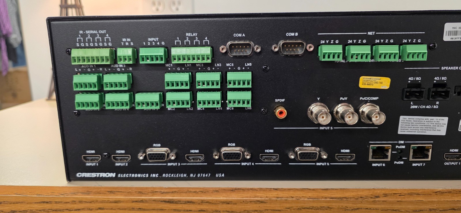 Crestron DMPS3-300-C 3-Series DigitalMedia Presentation System 300