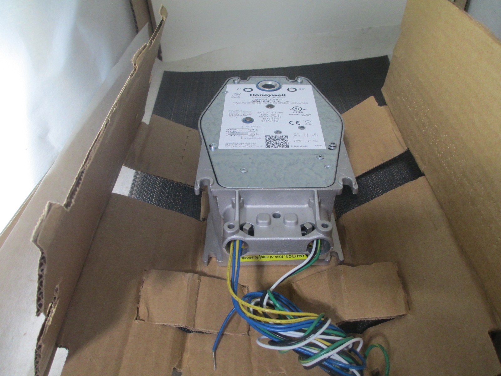 Honeywell MS4104F1210 Actuator NEW!