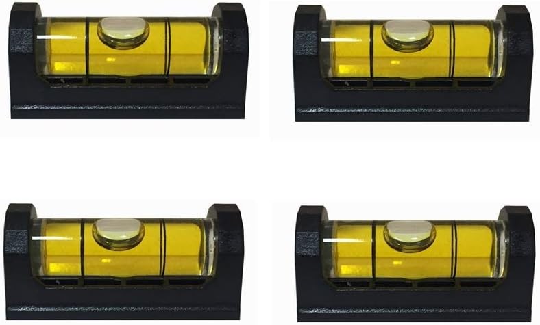 4pcs Gunsmith Level, Scope Mounting Leveling Bubble Tool with Black, Yellow
