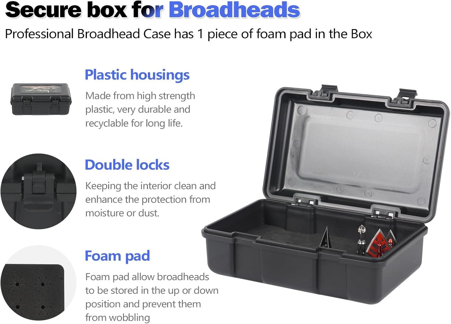 Broadhead Storage Case for Bow