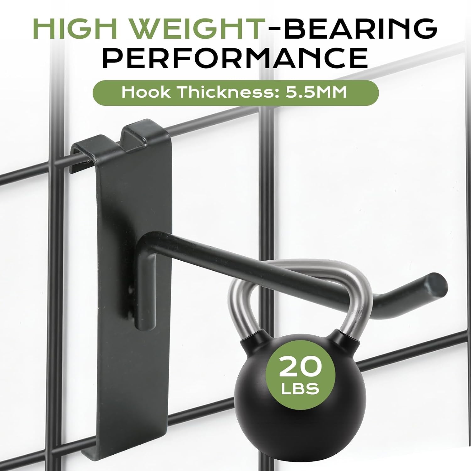 40 Pack Gridwall Hooks Black Grid Wall Panels Display Hooks 4 Inch Grid Wall
