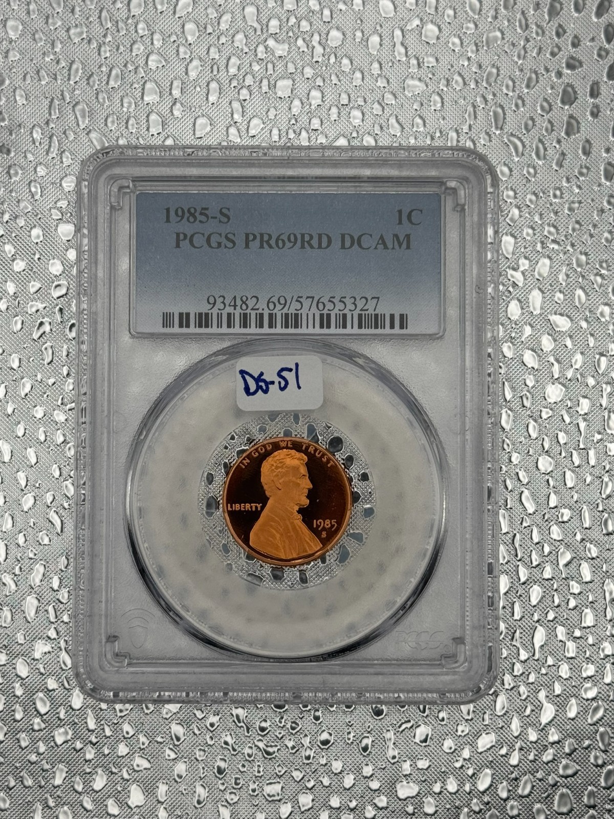1985 S 1C PCGS PR69 RD DCAM (51)