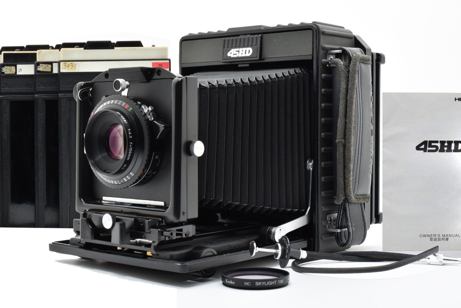 [Almost MINT] Horseman 45HD 4x5 Field camera +Rodenstock Geronar 150mm f6.3 Lens