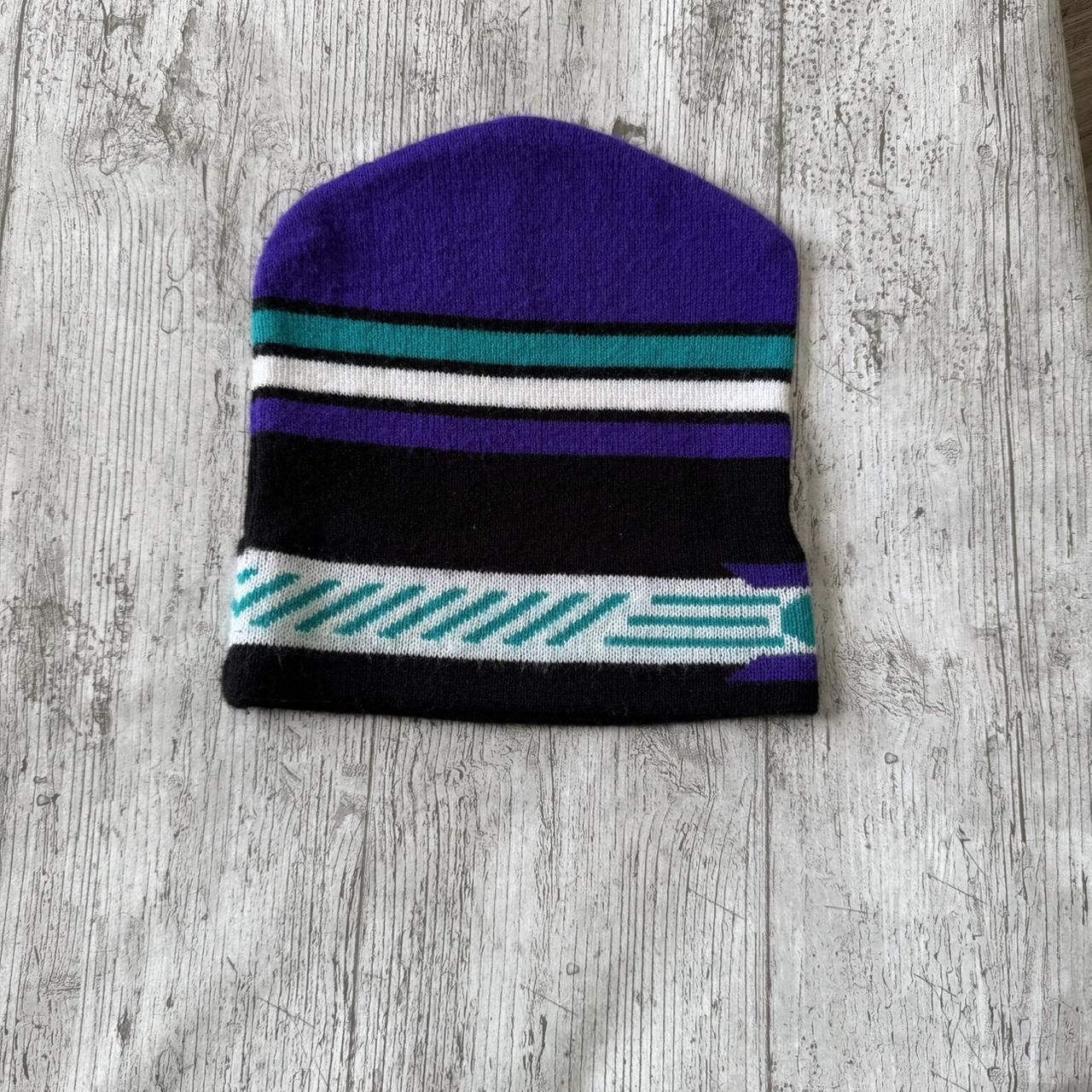 Vintage retro 80s Ski hat beanie bundle x 4 Snowboard retro stripe winter