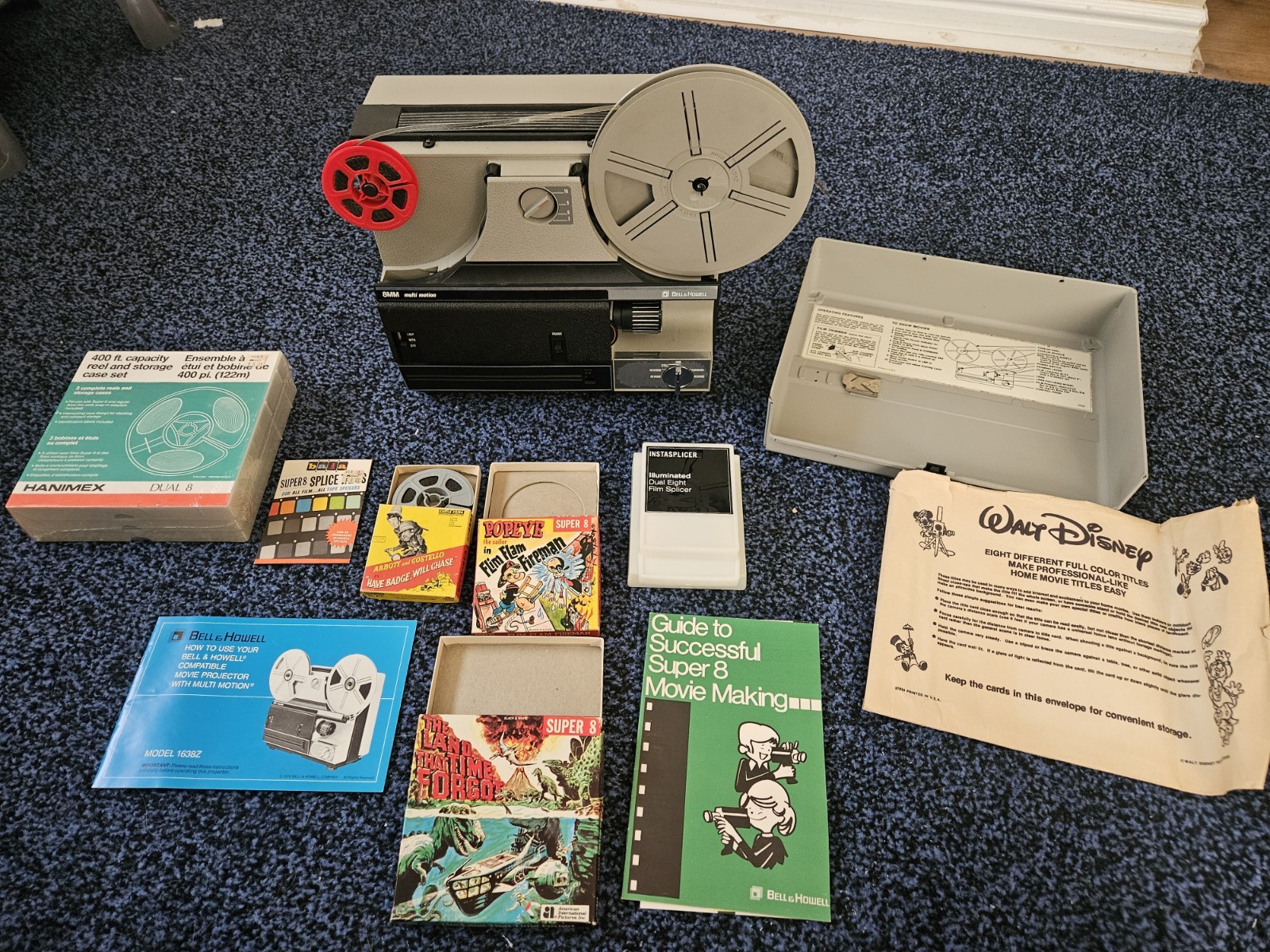 Bell & Howell 1638 C Multimotion Movie Projector 8 MM