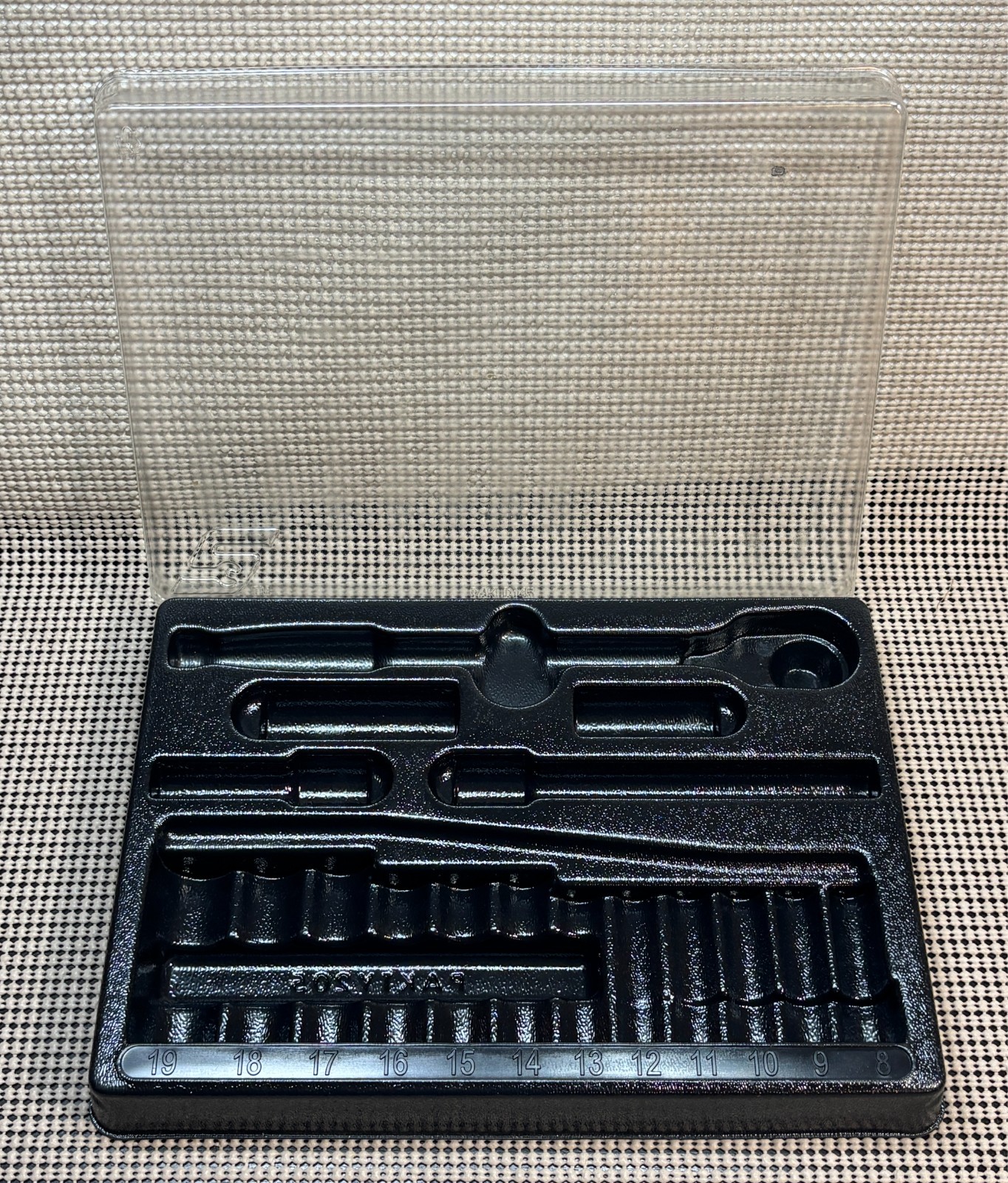 Snap-on Tools Empty PAKTY205 3/8” Drive Ratchet Deep Socket Service Set Tray