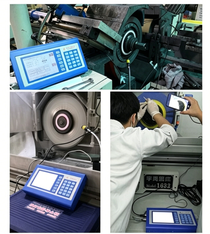 HS2700-G Grinding Wheel Dynamic Balancer for Grinder Spindle Vibration Reduction