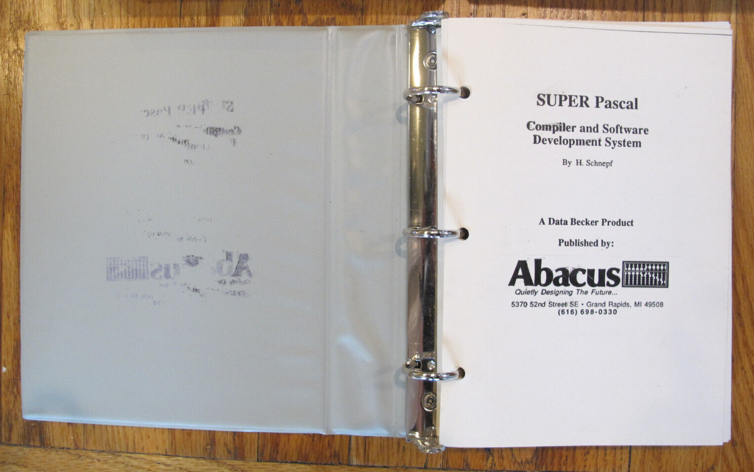 Super Pascal 64 - Commodore 64 C64 - Abacus - Very Rare - Untested Free Shipping
