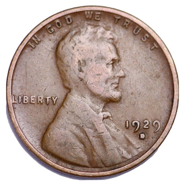 1929-D Lincoln Wheat Cent “Best Value on eBay “ Fast S&H W/Tracking!