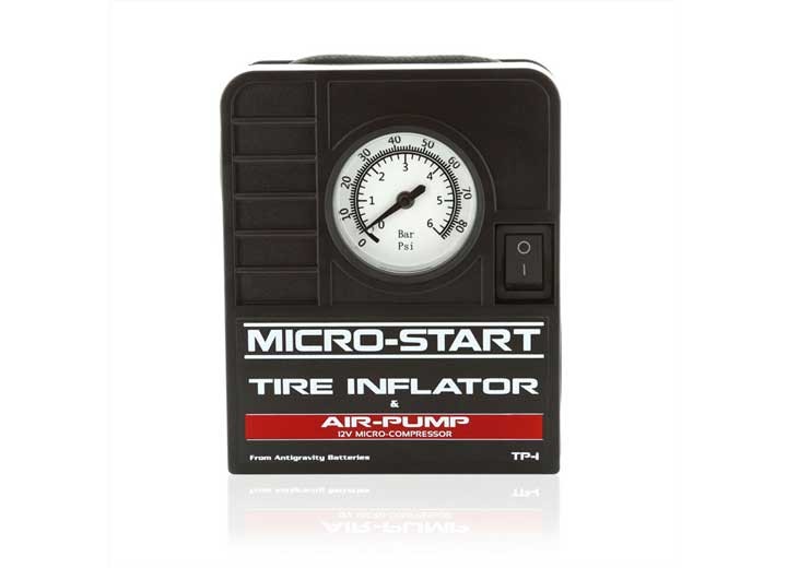 Antigravity AG-MSA-9 Micro-Start Air Pump & Tire Inflator w/Power Cables & Tips