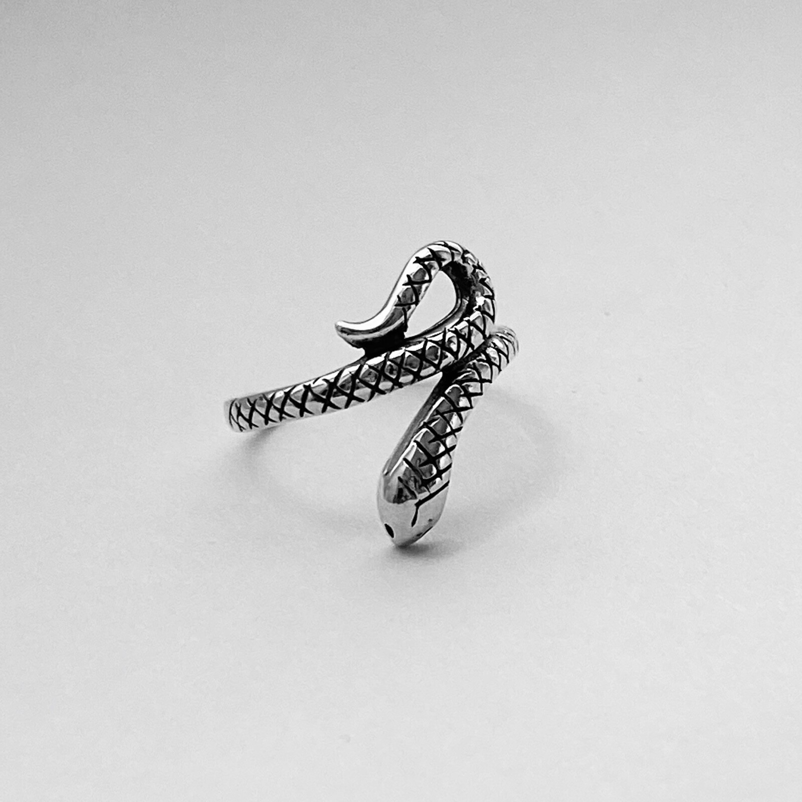 Sterling Silver Snake Toe Ring, Silver Rings, Midi Ring, Snake Ring
