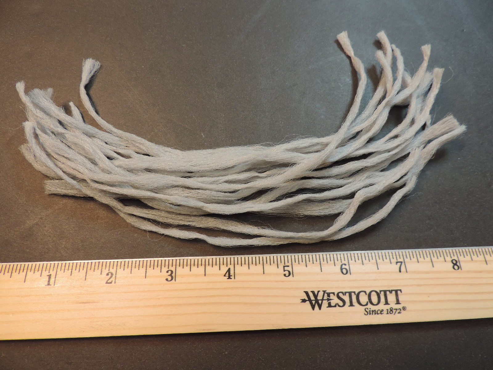15 GRAY GREY Polypropylene Polypro Poly  Yarn / Parachute Posts Fly Tying